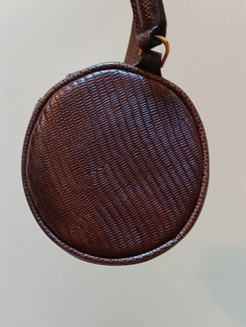 STAUD Susy Lizard Embossed Leather Barrel Shoulder Bag - Picture 10 of 16